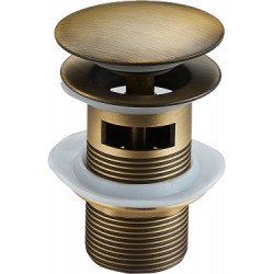 Mexen  ventil klik-klak  runda  cu preaplin ,  bronz antic  - 79920-30 Ventil klik-klak 467680 Mexen