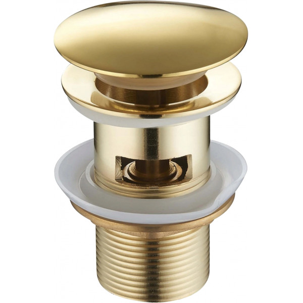 Mexen  ventil klik-klak  runda  cu preaplin ,  auriu  - 79920-50