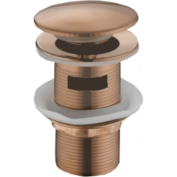 Mexen  ventil klik-klak  runda  cu preaplin ,  rose auriu  - 79920-60