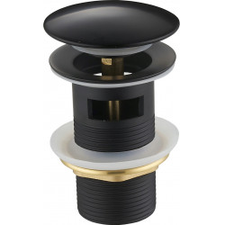 Mexen  ventil klik-klak  runda  cu preaplin ,  negru  - 79920-70 Ventil klik-klak 467680 Mexen