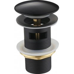 Mexen  ventil klik-klak  runda  cu preaplin ,  negru  - 79920-70 Ventil klik-klak 467680 Mexen