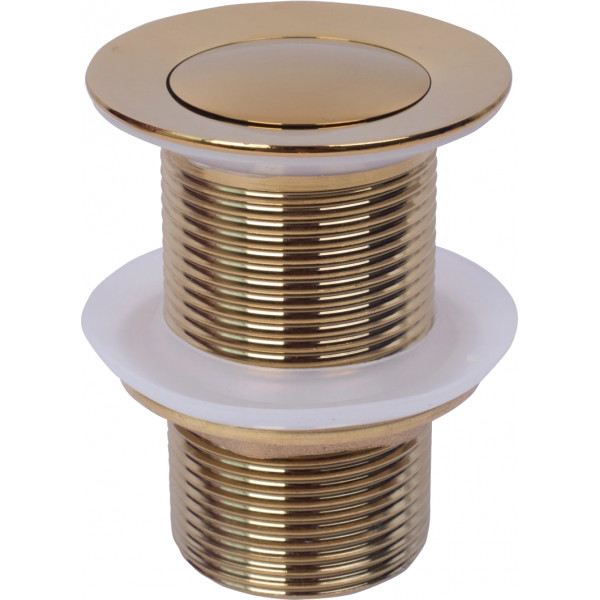 Mexen  ventil klik-klak mic   runda ,  auriu  - 79915-50