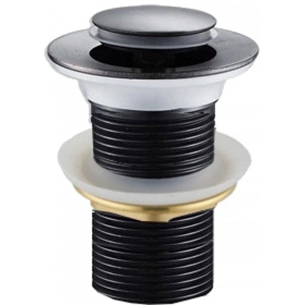 Mexen  ventil klik-klak mic   runda ,  negru  - 79915-70