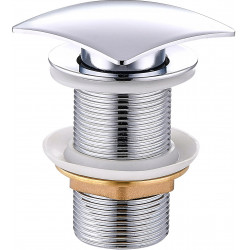 Mexen  ventil klik-klak  patrat , chrom - 79916-00 Ventil klik-klak 467680 Mexen