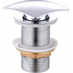 Mexen  ventil klik-klak  patrat , chrom - 79916-00 Ventil klik-klak 467680 Mexen