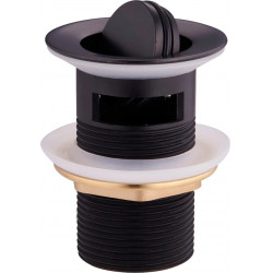 Mexen  ventil klik-klak  rotativ  cu preaplin ,  negru  - 79923-70 Ventil klik-klak 467680 Mexen