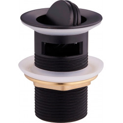 Mexen  ventil klik-klak  rotativ  cu preaplin ,  negru  - 79923-70 Ventil klik-klak 467680 Mexen