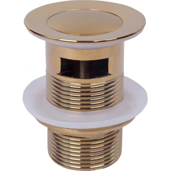 Mexen  ventil klik-klak mic   runda  cu preaplin ,  auriu  - 79925-50