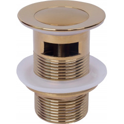 Mexen  ventil klik-klak mic   runda  cu preaplin ,  auriu  - 79925-50 Ventil klik-klak 467680 Mexen