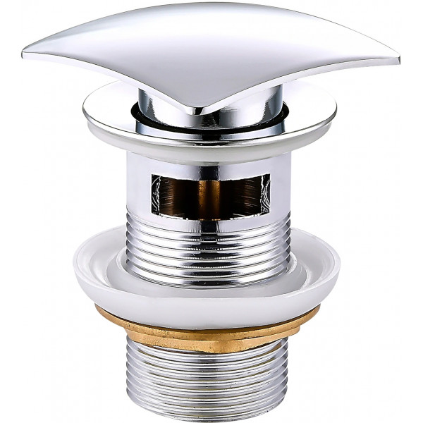 Mexen  ventil klik-klak  patrat  cu preaplin , chrom - 79926-00