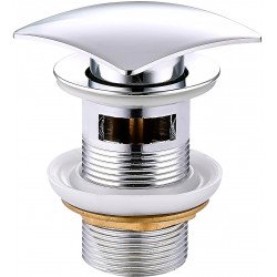 Mexen  ventil klik-klak  patrat  cu preaplin , chrom - 79926-00 Ventil klik-klak 467680 Mexen