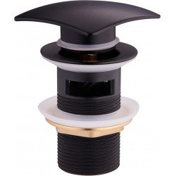 Mexen  ventil klik-klak  patrat  cu preaplin ,  negru  - 79926-70 Ventil klik-klak 467680 Mexen