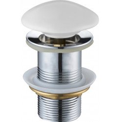 Mexen  ventil klik-klak  runda ,  alb  ceramica mat - 79910-01 Ventil klik-klak 467680 Mexen