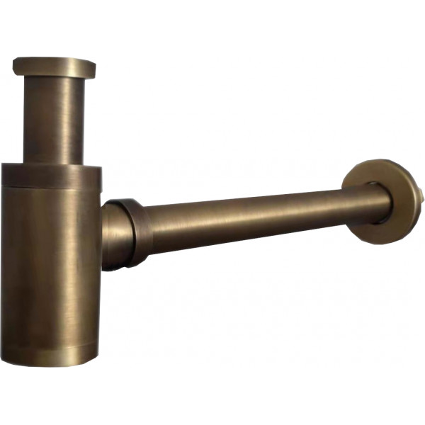 Mexen sifon lavoar rotund , bronz antic - 79950-30