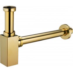 Mexen sifon lavoar patrat ,  auriu  - 79960-50 Sifon de scurgere 467680 Mexen