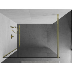 Mexen Kioto Walk In 90 x 200 cm, transparent 8 mm,  auriu  - 800-090-101-50-00