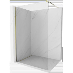 Mexen Kioto Walk In 100 x 200 cm, transparent 8 mm,  auriu  - 800-100-101-50-00