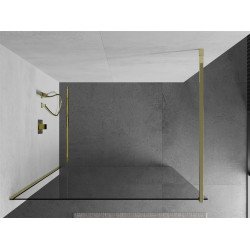Mexen Kioto Walk In 120 x 200 cm, transparent 8 mm,  auriu  - 800-120-101-50-00