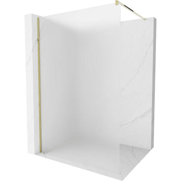 Mexen Kioto Walk In 70 x 200 cm,  satin 8 mm,  auriu  - 800-070-101-50-30