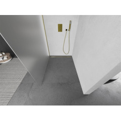 Mexen Kioto Walk In 70 x 200 cm,  satin 8 mm,  auriu  - 800-070-101-50-30