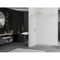 Mexen Kioto Walk In 80 x 200 cm,  satin 8 mm,  auriu  - 800-080-101-50-30 Walk-In 467680 Mexen