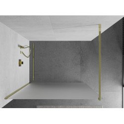 Mexen Kioto Walk In 90 x 200 cm,  satin 8 mm,  auriu  - 800-090-101-50-30