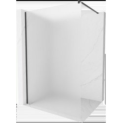 Mexen Kioto Walk In 80 x 200 cm,  satin 8 mm,  negru  - 800-080-101-70-30