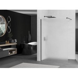 Mexen Kioto Walk In 100 x 200 cm,  satin 8 mm,  negru  - 800-100-101-70-30 Walk-In 467680 Mexen