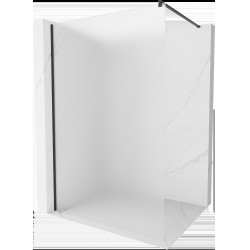 Mexen Kioto Walk In 110 x 200 cm,  satin 8 mm,  negru  - 800-110-101-70-30
