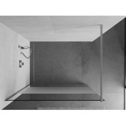 Mexen Kioto Walk In 70 x 200 cm, transparent/satin 8 mm, chrom - 800-070-101-01-35