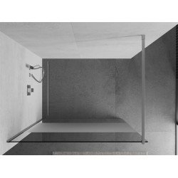 Mexen Kioto Walk In 80 x 200 cm, transparent/satin 8 mm, chrom - 800-080-101-01-35