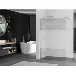 Mexen Kioto Walk In 110 x 200 cm, transparent/satin 8 mm, chrom - 800-110-101-01-35 Walk-In 467680 Mexen