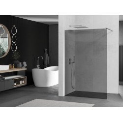 Mexen Kioto Walk In 80 x 200 cm, grafit 8 mm, chrom - 800-080-101-01-40