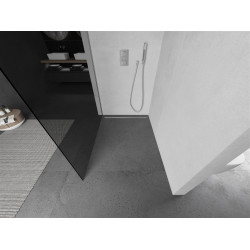 Mexen Kioto Walk In 110 x 200 cm, grafit 8 mm, chrom - 800-110-101-01-40