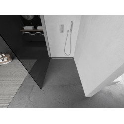 Mexen Kioto Walk In 120 x 200 cm, grafit 8 mm, chrom - 800-120-101-01-40