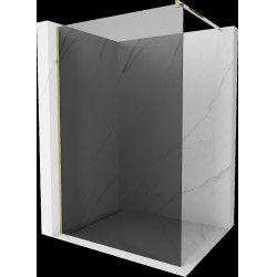 Mexen Kioto Walk In 90 x 200 cm, grafit 8 mm,  auriu  - 800-090-101-50-40