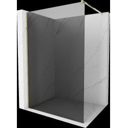 Mexen Kioto Walk In 110 x 200 cm, grafit 8 mm,  auriu  - 800-110-101-50-40
