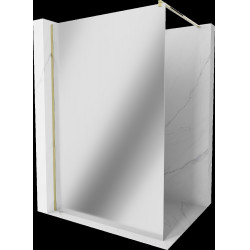 Mexen Kioto Walk In 80 x 200 cm,  oglinda  8 mm,  auriu  - 800-080-101-50-50