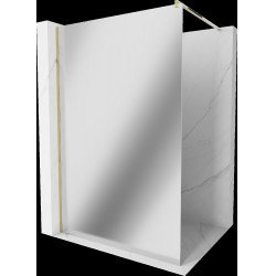 Mexen Kioto Walk In 80 x 200 cm,  oglinda  8 mm,  auriu  - 800-080-101-50-50