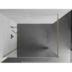 Mexen Kioto Walk In 80 x 200 cm,  oglinda  8 mm,  auriu  - 800-080-101-50-50