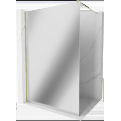 Mexen Kioto Walk In 100 x 200 cm,  oglinda  8 mm,  auriu  - 800-100-101-50-50