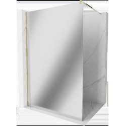 Mexen Kioto Walk In 100 x 200 cm,  oglinda  8 mm,  auriu  - 800-100-101-50-50