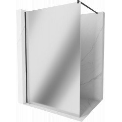 Mexen Kioto Walk In 90 x 200 cm,  oglinda  8 mm,  negru  - 800-090-101-70-50 Walk-In 467680 Mexen