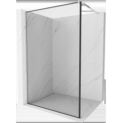 Mexen Kioto Walk In 110 x 200 cm, transparent/ negru   modelata 8 mm, chrom - 800-110-101-01-70