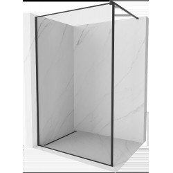 Mexen Kioto Walk In 110 x 200 cm, transparent/ negru   modelata 8 mm,  negru  - 800-110-101-70-70