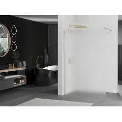 Mexen Kioto Walk In 140 x 200 cm,  satin 8 mm,  auriu  - 800-140-101-50-30 Walk-In 467680 Mexen