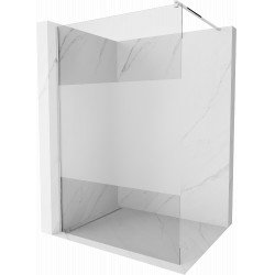 Mexen Kioto Walk In 130 x 200 cm, transparent/satin 8 mm, chrom - 800-130-101-01-35 Walk-In 467680 Mexen