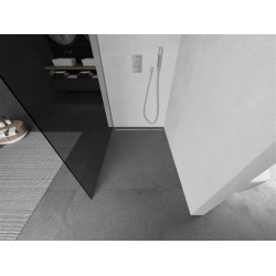 Mexen Kioto Walk In 140 x 200 cm, grafit 8 mm, chrom - 800-140-101-01-40
