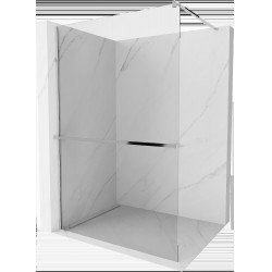 Mexen Kioto+ Walk In  cu port prosop 70 x 200 cm, transparent 8 mm, chrom - 800-070-121-01-00