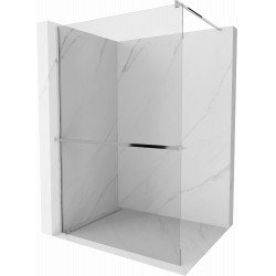 Mexen Kioto+ Walk In  cu port prosop 130 x 200 cm, transparent 8 mm, chrom - 800-130-121-01-00 Walk-In 467680 Mexen